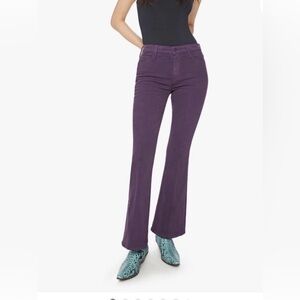 MOTHER Women's Boot Cut Jeans in Purple